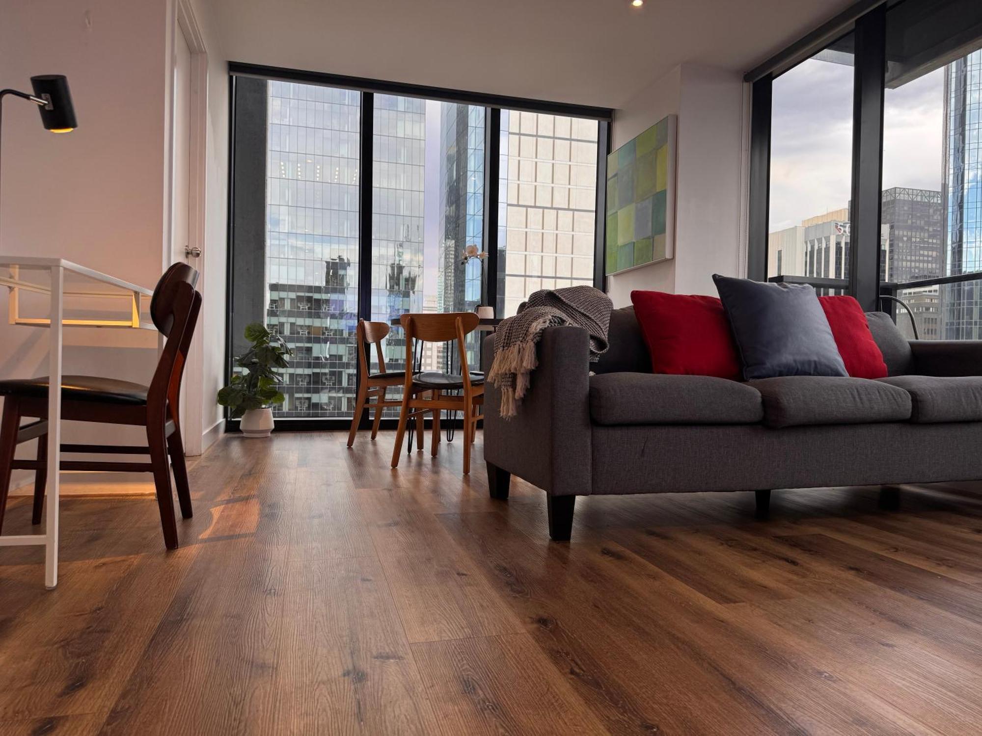 Aura On Flinders Serviced Apartments Мелбърн Екстериор снимка