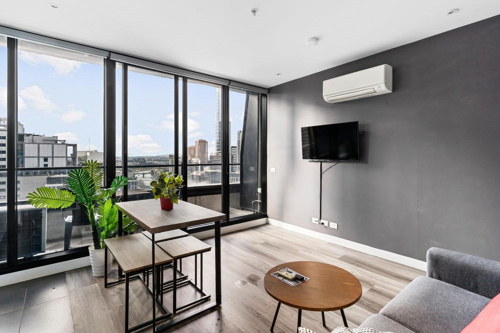Aura On Flinders Serviced Apartments Мелбърн Екстериор снимка